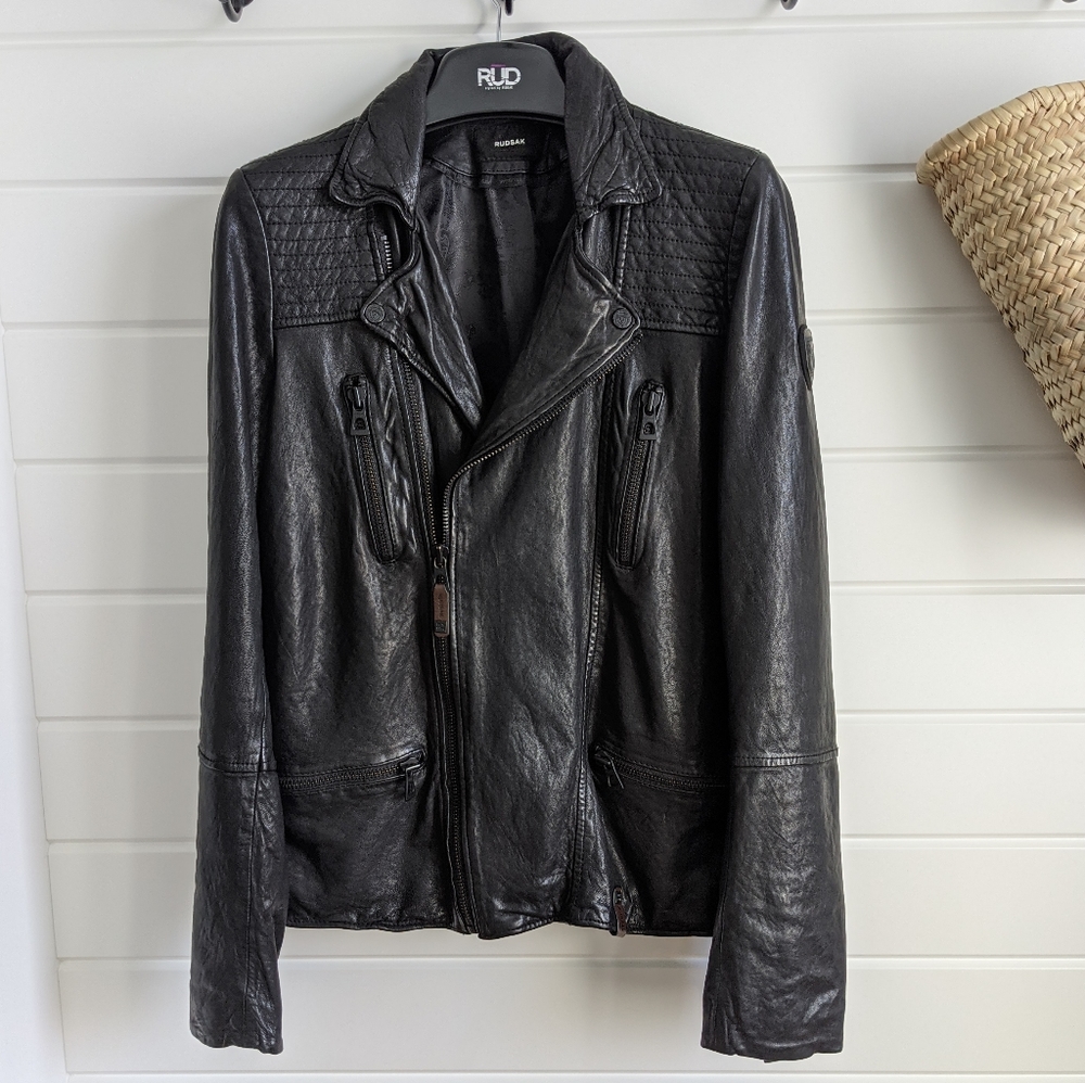 Rudsak Men's Moto Leather Jacket